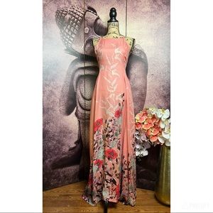 Free People Pink Floral Maxi Dress